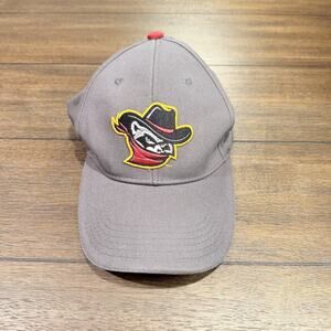 Quad Cities River Bandits Adjustable Gray Baseball Cap Hat Melonwear Strapback